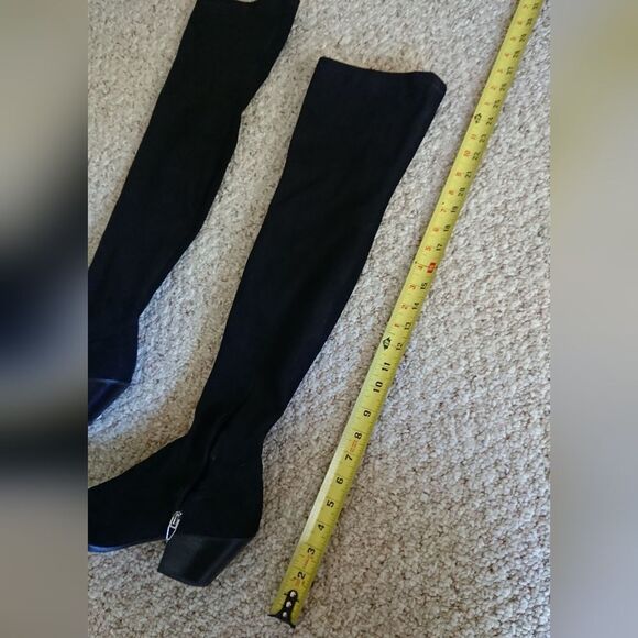 Dolce Vita suede over the knee boots in black size 37.5 - Picture 6 of 12